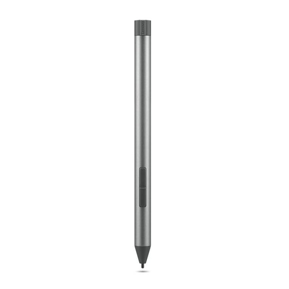 Lenovo Digital Pen 2 (Laptop) - Ultra-Tactile Response - 4,096 Levels of Pressure - Natural Feel Elastometer Pen Tip - Extended Battery Life - Silver, Gre