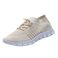 thumbnail image 1 of Zapatillas ligeras para mujer para verano y otoño, diseño de malla transpirable, zapatos planos casuales para uso diario y comodidad., 1 of 5
