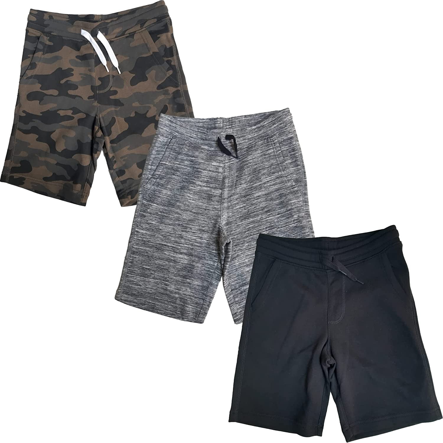 Andrew Scott Boys Fleece Shorts Colors) Pack 3 (Grab Assorted Bag