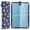 Dark Blue, variant on vlrwzc Knitting Needle Case, Knitting Needle Holder Case, Soft Knitting Pins Case 40 cm, Knitting Pin Storage Case for Long Needles