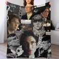 thumbnail image 5 of Cillian Murphy Blanket Cool #7 Throw Blankets Ultra Soft Flannel Lightweight Throws for Couch, Bed, All Seasons Use 30"*40"（76 * 100cm）, 5 of 6