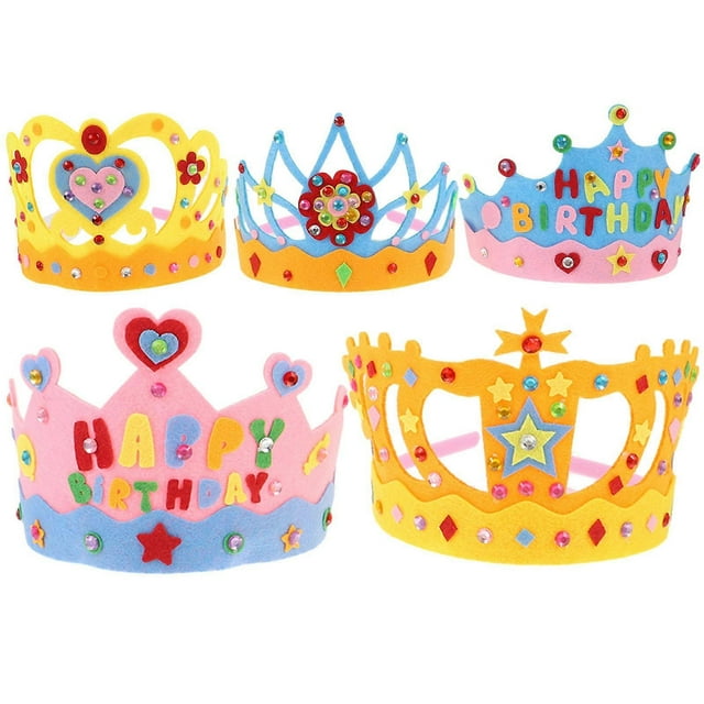Cute Party Hats for Kids, Festive Birthday Crown Toys, Quality EVA Material
