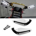 thumbnail image 3 of 1 Par de Protectores de Mano Cola para Motocicleta Manoplas LED blanco, 3 of 8