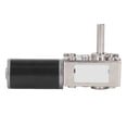 thumbnail image 3 of Geared Motor, Micro Adjustable DC24V 18W Easy Installation Wear Resistance Worm Gear Motor  for Intelligent Gas Meter 0-5 Rpm, 3 of 7