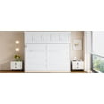 thumbnail image 6 of Newest Queen Size Murphy Bed Wall Bed with Top Cabinets,White, 6 of 6