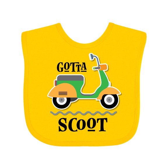 Inktastic Scooter Bike Gotta Scoot Boys or Girls Baby Bib