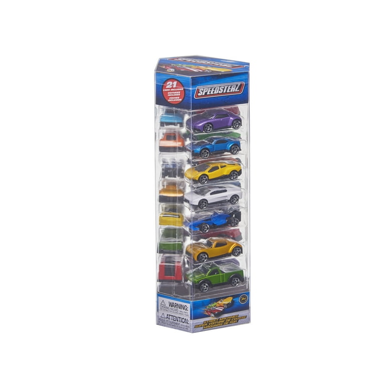 Speedsterz 21 Piece Realistic Die Cast Car Collection Play Set