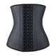 thumbnail image 1 of Entrenador de cintura para mujer, corsé ceñidor de cintura de látex, faja moldeadora de cuerpo con huesos de acero para deportes o Fitness, negro XL Sincero  Hogar, 1 of 6