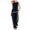 Navy, variant on 2 Piece Sets Women Color Block Lounge Sets Sleeveless Top Wide Leg Pants Matching Casual Travel (White, XXL)