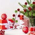 thumbnail image 5 of Christmas Picks, Red and Green Foam Candy Ball Tree Stems Holiday Decoration Branch Ornaments for Christmas Tree Home Party Decor 2025, 5 of 6