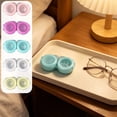 thumbnail image 1 of TTJ Contact Lens Case Double Storage Portable Small Travel Lens Holder Secure Compact Organizer for Convenient Travel Companion Storage Box, 1 of 7