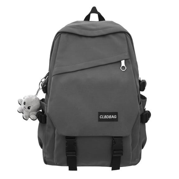 ZROVA 17.7-Inch Nylon Solid Color Backpack for Back to School, High School and College Students