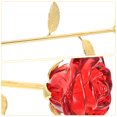thumbnail image 4 of KAKOWELY juego de flores de cristal para San Valentín que nunca se marchitan, regalo de flores de cristal con soporte para jarrón, 4 of 5