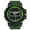 green, variant on Men's Digital Sports Watch - Rugged Outdoor Multifunction Military Watch with Stopwatch, Alarm, Water Resistant, Shockproof, Luminous for Hiking, Camping, Running
