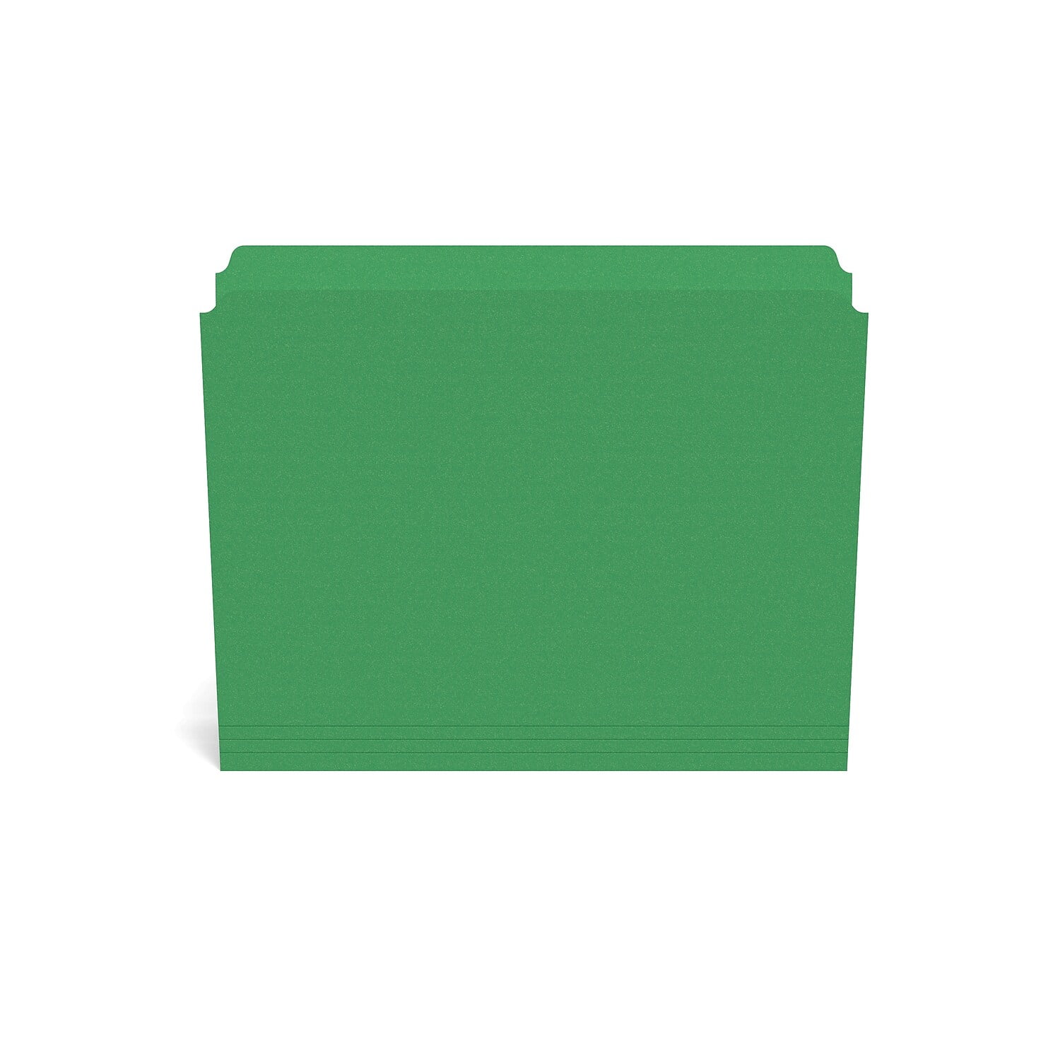Staples TopTab File Folders StraightCut Tab Letter Size Green 100/BX TR509653