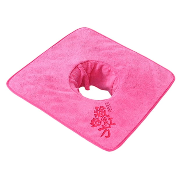Toalla para mesa perfecl 35x35cm para salón de belleza almohadilla facial rosa