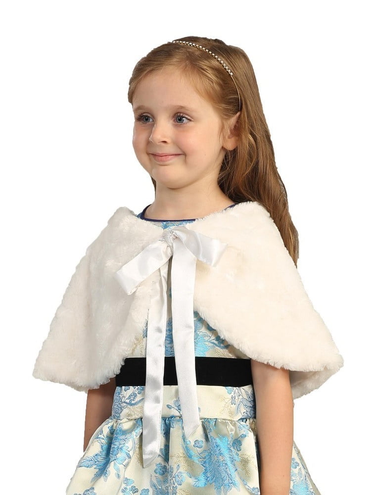 girls fur wrap