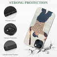 thumbnail image 2 of PIKWEEK  Compatible with iPhone  Case for Girl,Clear with Baseball Fighting Boy Pattern Design Plastic Shockproof PC  Bumper Protective Case for iPhone iphone14 pro max, 2 of 4