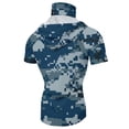 thumbnail image 5 of Men's Lightweight Camouflage Gradient Quick Dry Fishing Hoodie Shirt - UPF 50+ Sun Protection Short Sleeve Shirts with Neck, 5 of 7