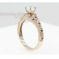 thumbnail image 4 of 2Ct Asscher Cut Simulated Diamond 14K Rose Gold Plated Engagement Wedding Ring -10, 4 of 4