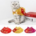 thumbnail image 2 of Cape pour Animaux de Compagnie Style Chinois Costume Festif pour Chatons Chats, 2 of 10
