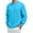 Sky Blue, variant on KeShDi Flannel Shirt for Men Crewneck Sweatshirt Men's Vintage Casual Solid Color Round Neck Fashion Long Sleeve T-shirt Sky Blue L