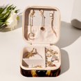 thumbnail image 6 of Bear Travel Portable Square Jewelry Stand - Earring Organizer, Earring Holder, and Jewelry Box - Suitable for Girls and Women, 6 of 6