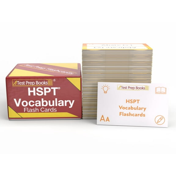 HSPT Vocabulary Study Cards 2026-2027: Test Prep and Practice for the Catholic High School Placement Test [Full Color Cards]