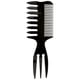 thumbnail image 2 of Peine de pelo de aceite Vintage para hombre peine de horquilla de dientes anchos Retro peine de barba para el pelo trasero, 2 of 7