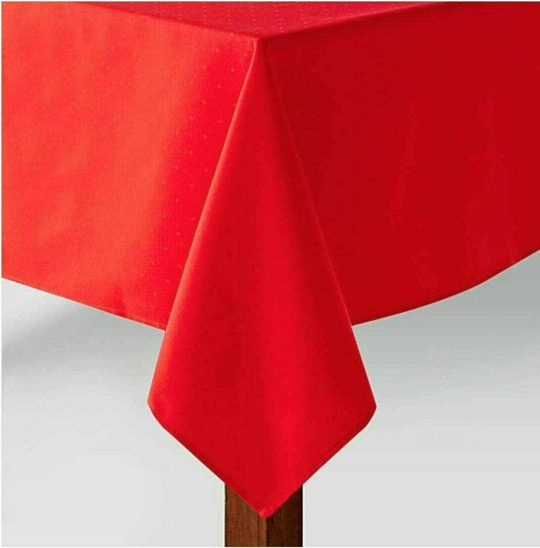 Kate Spade Tablecloth Set Red Larabee Dot 9 Pieces 