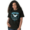 thumbnail image 5 of Cute Montana Treasure State Wild Bird Women's Graphic T Shirt Tees Brisco Brands S, 5 of 5