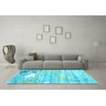 thumbnail image 3 of Ahgly Company Indoor Rectangle Oriental Light Blue Industrial Area Rugs, 7' x 9', 3 of 4
