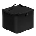 thumbnail image 2 of Bolsa térmica térmica, porta helados, bolso negro, bolsa para calentar comida para postres, comestibles, trabajo, entrega de comida, comida para lleva, 2 of 9