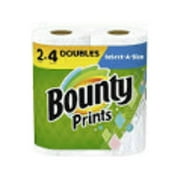 Bounty Select-A-Size Paper Towels, Print, 2 Double Rolls