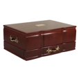 thumbnail image 1 of American Chest F02M Grandeur Sculptured One Drawer Flatware Chest- Mahogany, 1 of 4
