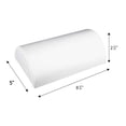 thumbnail image 2 of SSWBasics Half Moon White Faux Leather Bracelet Holder - Elegant Bracelet Holder Display - Premium Bracelet Display Stand  8 1/4"L x 5"W x 2 1/2"H, 2 of 7