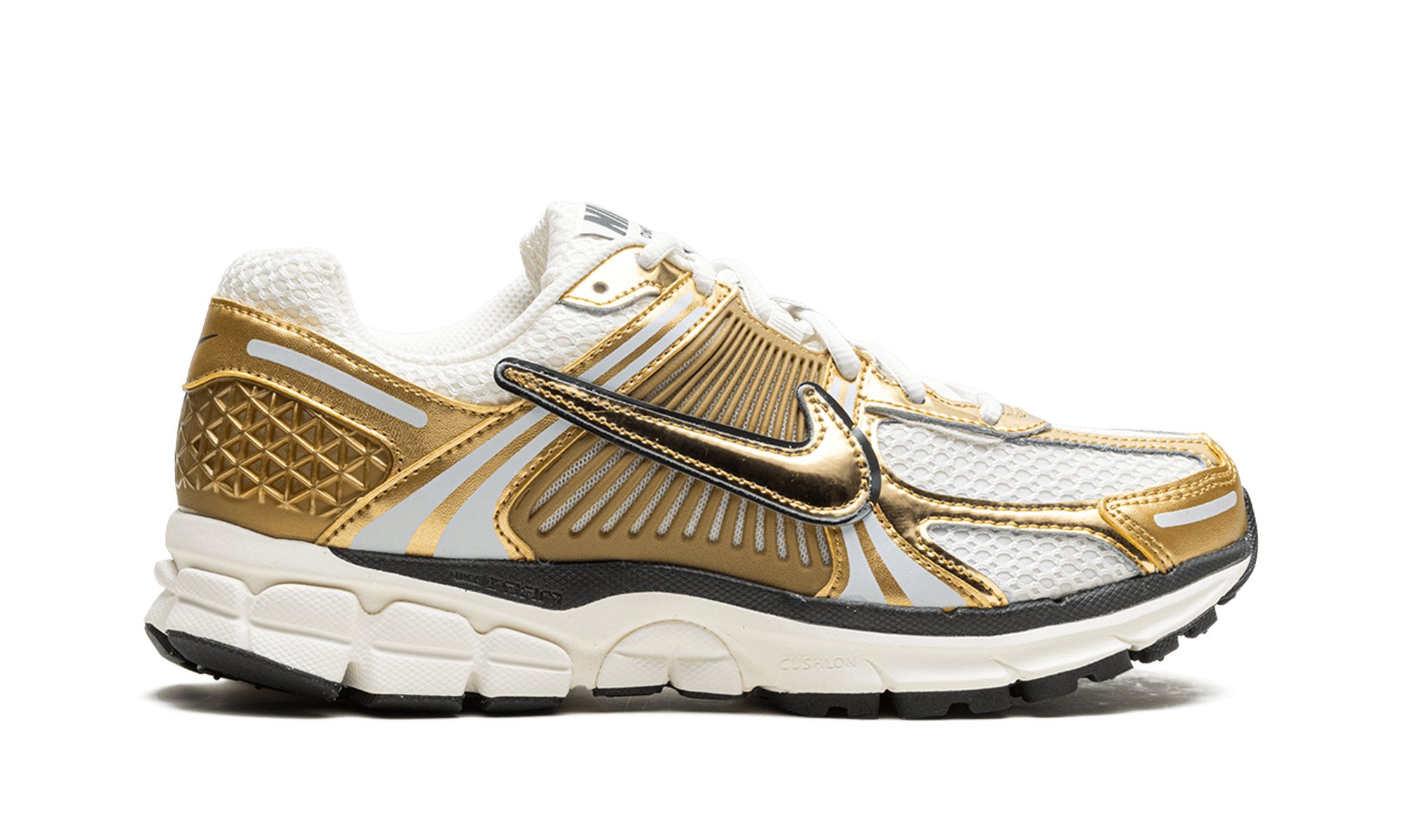 NIKE WOMENS Zoom Vomero 5 WMNS "Metallic Gold" HF7723 001 from Stadium Goods
