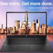 HP Laptop, HP 17.3 HD+ Business Laptop, Intel Core i7-1255U, 16GB RAM, 512GB PCIe SSD, Wi-Fi 6, Fast Charge, HP True Vision Windows 13