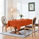 thumbnail image 4 of Romanstile Mantel rectangular de jacquard de otoño – Manteles decorativos con estampado floral de damasco impermeables, manteles de tela pesados para cenas/fiestas/vacaciones, 60 x 102 pulgadas, color, 4 of 4