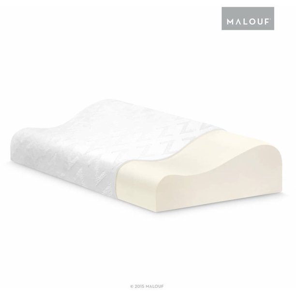 Z Memory Foam Molded Contour Neck Pillow Walmart Com