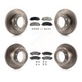 thumbnail image 1 of Transit Auto Front Rear Disc Brake Rotors and Ceramic Pads Kit for Car 2005-2007 Ford F-350 Super Duty 4WD with Dual Wheels K8T-100940, 1 of 11
