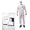 With Attached Hood, variant on Hazmat Suits Disposable | 5 Pack | Light Duty Disposable Coveralls Men | with Attached Hood and Boots - Overall Protective Chemical Suit for Men & Women, Disposable Paint Suit - Medium