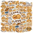 thumbnail image 3 of 35pcs Cute Cookies Kids Stickers Funny Decals PVC Stickers for Laptop Suitcase Fridge, 3 of 9