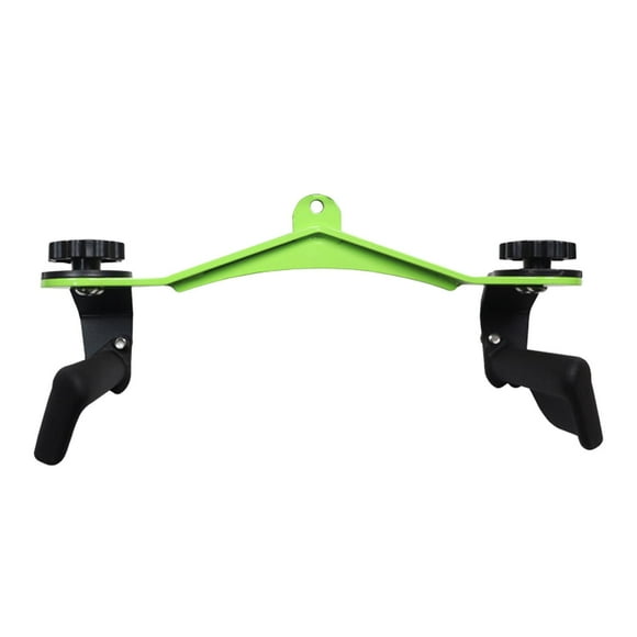Lipstore Adjustable LAT Pull Down Bar Grip Handle Dipped Back Handle Sturdy Triceps Training Fitness Practical LAT Pulldown Attachment
