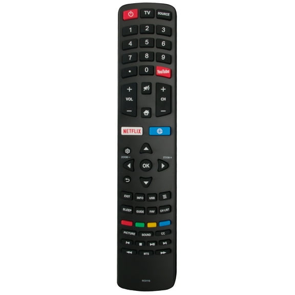 Replaced 06-531W52-TY09XS-RC311S Remote Control For TCL TV
