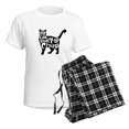 thumbnail image 4 of CafePress - One Cat Short Of Crazy Women's Light Pajamas - Women's Short Sleeve Print T-Shirt and Pants Light Cotton Pajama Set, 4 of 7