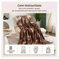 thumbnail image 6 of Qocolhg Thick Throw Blanket for Couch Sofa Bed, Super Soft Cozy Luxury Hotel Blanket for Adults Kids, Silky Flannel Fleece Lightweight Travel Blanket for All Season Use, 28x39 inch, Coffee, 6 of 6
