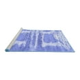 thumbnail image 2 of Ahgly Company Machine Washable Indoor Rectangle Oriental Blue Industrial Area Rugs, 5' x 8', 2 of 4