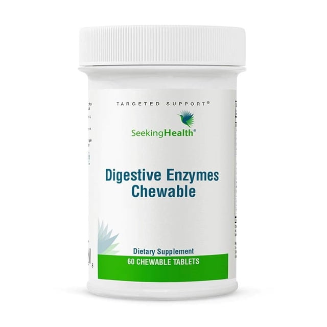 Enzimas digestivas masticables Supplement Seeking Health, 60 tabletas