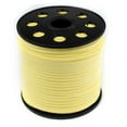 thumbnail image 2 of TheBeadChest 100 Yards 3mm Wide Jewelry Making Flat Micro Fiber Lace Faux Suede Leather Cord for DIY Crafts (Pastel Yellow), 2 of 4